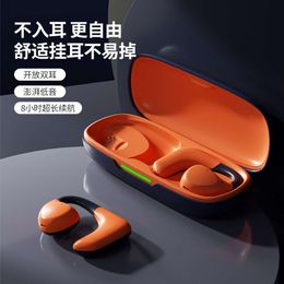 Wireless Earclip Bluetooth Earphones with Ultra Long Battery Life, Non in Exercise, Running Bone Conduction Earphones, Ear Hanging Style