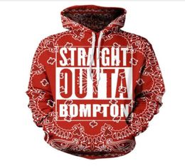 New Fashion MenWomen Sublimation STRAIGHT OUTTA BOMPTON Funnd Sweatshirts Hoodies Autumn Winter casual Print Hooded Pullovers 62751463741475