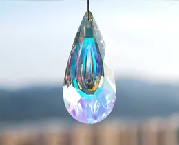 Garden Decorations 120mm Crystal Prism Suncatcher Window Hanging Sun Catchers Clear AB Colored Crystals Faceted Rainbow Maker Pendant