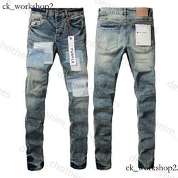 Designer Classic Style Purple Mens Jean High-quality Unique Design Style with Sports Casual Hip-hop High Street Versatile Jeans Distressed Washed Style Jeans 764