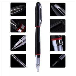 Pens Picasso 907 Montmartre Black Ballpoint Pen Red Ring and Yellow Ring Optional