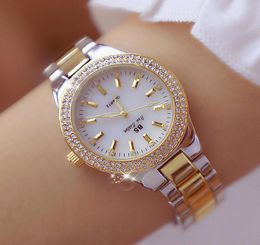 BS Bee Sister Women Watch Fashion High Quality Casual Waterproof Stainless Steel Wristwatch Lady Quartz Watch Gift for Wife 20197892256