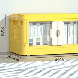 Storage Bags Open On Top And Front Doors Foldable Box Household Stackable Container