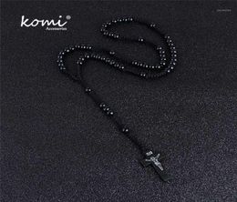 Komi Whole Catholic Orthodox 8mm Wooden Rosary Beads Brand Necklaces Religious Jesus Praying Necklaces Beads Jewelry18190799