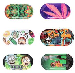 Smoking Rolling Tray Metal Herbal Rolling Tray Travel Size 205cm10cm Handroller Smoke Roll Trays Tools Muiti Pictures 8964246