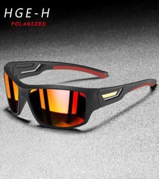 HGEH Men Fashion Sport Style Polarised Sunglasses High Quality TAC Lens Outdoor Travel Sun Glasses UV400 Protection Goggles N851292343