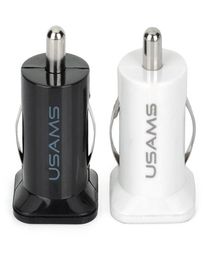 dual usb usams 5v 31A usb car charger fast charge adapter 2 port cellphone charger for iphone 7 8 plus x samsung s8 s8 plus iphon3034674