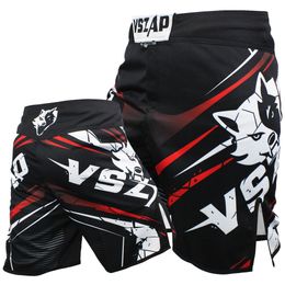 MMA Shorts VSZAP Brand Muay Thai Boxing Pants Wolf Kickboxing Cage Fight Wear Martial Arts JiuJitsu Grappling Training Trunks