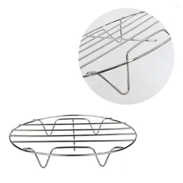 Double Boilers 3pcs Cooking Rack Round Stainless Steel For Cooling Steaming Pressure Cooker