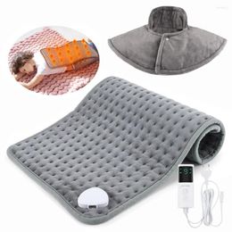 Carpets Electric Heating Pad Winter Warmer Washable Blankets Shoulder Back Pain Relief Eliminate Fatigue Heated Mat For Bed Sofa 30x59cm