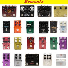 Cables New Demonfx High Quality Guitar Bass Effect Pedal Overdrive Distortion Compressor Delay Chorus Autowah Pedal