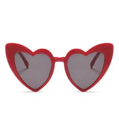 Love Heart Sunglasses for Women 2018 Fashionable Cat Eye Sunglasses Black Pink Red Heart Shape Sun Glasses for Men Uv4004910161