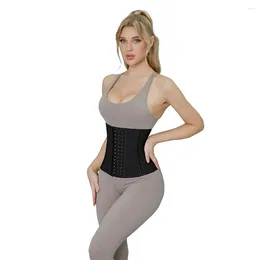 Women's Shapers Breathable Waist Shaper Cincher Tummy Control Workout Shapewear 9 Steel Bones Latex Trainer