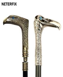 Bronze EagleHead Walking Stick for Man Party Decorative Walking Cane Men Fashion Elegant Hand Cane Vintage Canes Defence sticks 24658643
