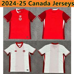 2024 Canada Soccer Jerseys home away 2024 2025 national team DAVIES J.DAVID UGBO LARIN CAVALLINI MILLAR EUSTAQUIO football shirt