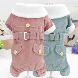 Dog Apparel Pets Clothing Winter Coat Jacket Jumpsuit Puppy Small Outfit Garment Yorkie Poodle Pomeranian Overalls