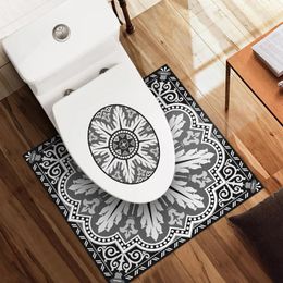 Window Stickers Toilet Sticker Self-adhesive Bathroom Waterproof Tile Floor Creative Decorative Cover