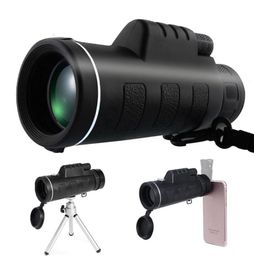 Night Monoculars 40X60 HD Compass Monocular Telescope Of The Outdoor Viewing Landscape8406093