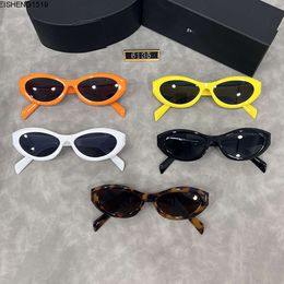 Designer Sonnenbrille Ellipsen Katzenauge für Frauen kleine Rahmen Trend Männer Geschenkbrillen Beach Schattierung UV -Schutz polarisiert polarisiert