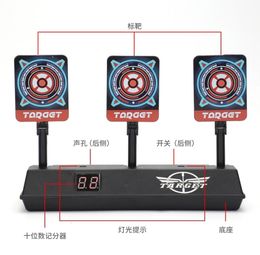 Evergreen acoustooptic reset electronic scoring target automatic return for children039s toy gun shooting5494889