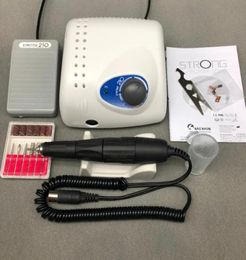 strong65W manicure machine 35K40K45K Electric Nail Drill Machine Strong 210 Manicure Pedicure Nail File Bit Art Equipment1881748