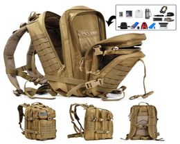 50L Capacity Men Army Tactical Large Backpack Waterproof Outdoor Sport Hiking Camping Hunting 3D Rucksack Bags For Men2874188