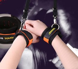 Nylon Sex Handcuffs BDSM Bondage Adult Toys Restraints System Sex Handcuffs Open LegAnkle Cuffs Sex Toy For men women039s Cou7890915