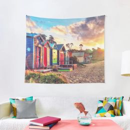 Tapestries Warm Sunset Over The Beach LandscapeTapestry Kawaii Room Decor Outdoor Decoration Tapestry On Wall