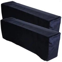 Chair Covers 2 Pcs Sofa Hand Rest Cover Arm Office Armrest Slipcover White Spandex Couch Sleeves