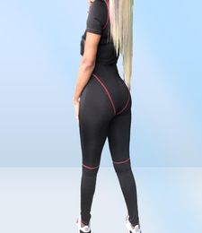 Yoga Outfits Women Gym Sets Siamese One Piece Set Clothing Jumpsuits High Waist Pants Fitness Running Leggings Sportwear8164335