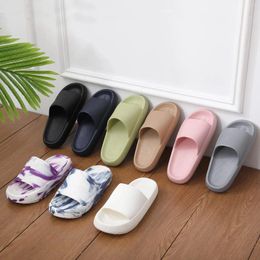 Slippers Pallene Couple Beach Shoes Fashion Thick Bottom For Women Indoor Soft Platform Home Sandals Shower Bathroom