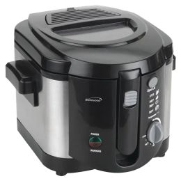 Fryers DF720 1200w 8Cup Electric Deep Fryer, Stainless Steel Deep Fryer