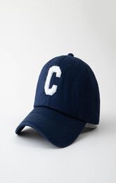 Hat Korean Style Fashionable Simple Letter C Embroidery Curved Brim Peaked Cap Mens Outdoor Sports Sun Protection Sun Hat5879917