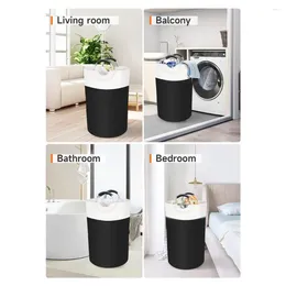 Laundry Bags Practical Strong Load-bearing Round Folding Type Clothes Toys Bucket Wear-resistant Storage Home Supplies