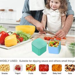 Storage Bottles Reusable Food Container Gifts Mini Leak Proof Salad Silicone Snack Containers