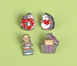 Lovers Enamel Pin Books Gift Love Puzzles Brooch Bag Clothes Lapel Pin Badge Fun Animal Jewellery Gift Kids Friends3848492