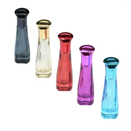 Storage Bottles Glass Parfume Bottle 18ML Empty Cosmetic Containers Mini Portable Refillable Spray With Foil Atomizer Travel