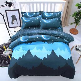 Bedding Sets Good Night Beddingset 4PCS Duvet Cover Suit Reactive Printing For Adults Home Housewear