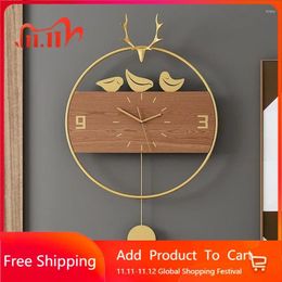 Wall Clocks Hall Large Clock Living Room Luxury Design Stylish Unusual Silent Modern Reloj De Pared Home Decor