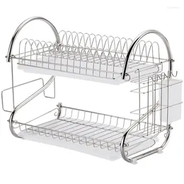 Kitchen Storage Water Drain Rack Multi-layer Dish Household Floor Cabinet Bowl Cups Shelf Artifact Sundry Holder