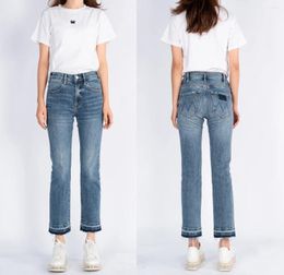 Women's Jeans Women High Waisted Denim Pants Fashion Casual Ankle-length Micro Flare