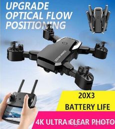 4K 1080P HD Camera Mini Drone WiFi Aerial Pography RC Helicopters Toy Adult Kids Black Gray Foldable Quadcopter Aircraft New5319648