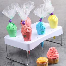 Baking Tools Piping Bag Shelf Food Grade Kitchen Pastry Decorating Tip Stand Multi Holes Eco-friendly Holder For Home