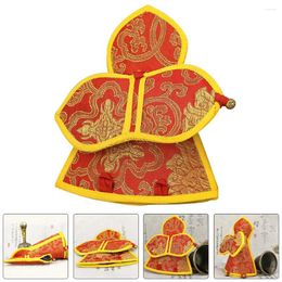 Storage Bags Vajra Bag Waterproof Bell Dorje Pouch Small Jingle Bells Crafts Holder Temple Nepal Dharma Musical Instrument