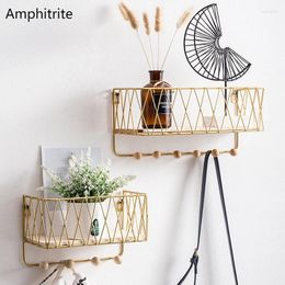 Decorative Plates Nordic Home Multifunctional Wall Shelves Hanging Sack Hold Key Room Creative Decoration Of Your House