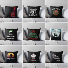 Pillow Merry Christmas Tree Decorative Home Case Covers Autumn 45X45cm Nordic 40x40cmModern Living Room Sofa House Bed