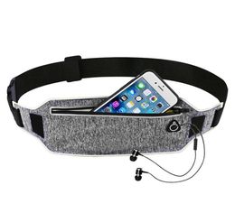 cell phone cases Professional Running Waist Pouch Belt Sport Mobile Men Women With Hidden Gym Bags Pack3279488