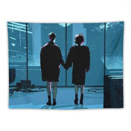 Tapestries Fight Club Tapestry Art Mural Aesthetic Room Decor Outdoor Decoration