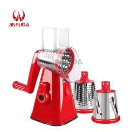 Grinders Multifunctional kitchen accessories drum rotary cheese grater nut carrot shredder veggie slicer vegetable grater