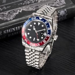 mens automatic mechanical watches 41mm stainless gliding clasp swimming wristwatches sapphire watch